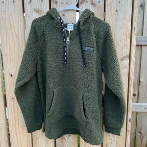 VS PINK - Sherpa 1/4 Zip Pullover (NWT)